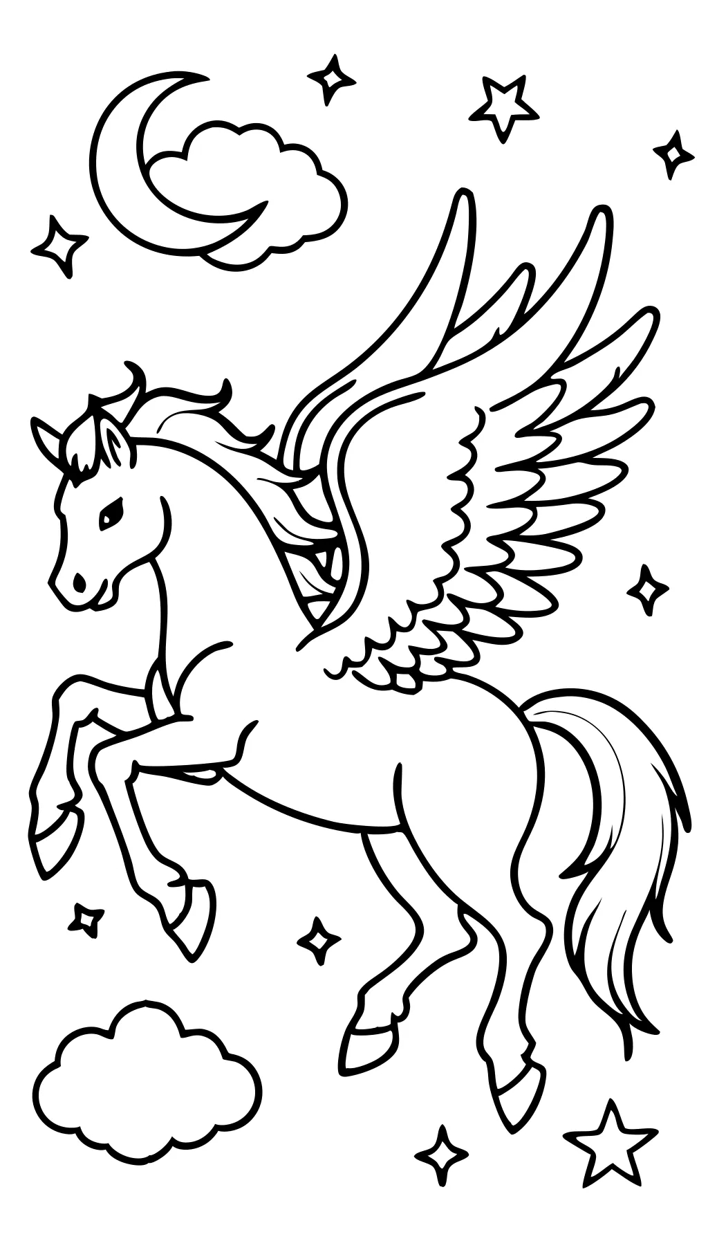 Páginas para colorear Pegasus